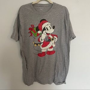 Disney Mickey Mouse Santa Graphic Tee